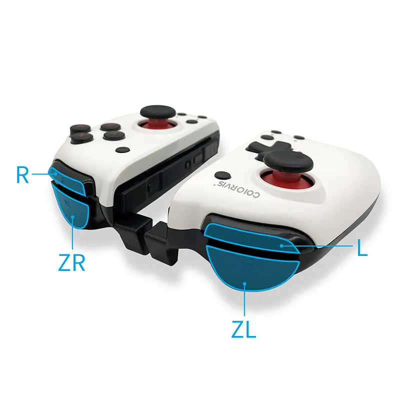 Coiorvis Pro Joy Pad include 4 mechanical button L/R/ZL/ZR